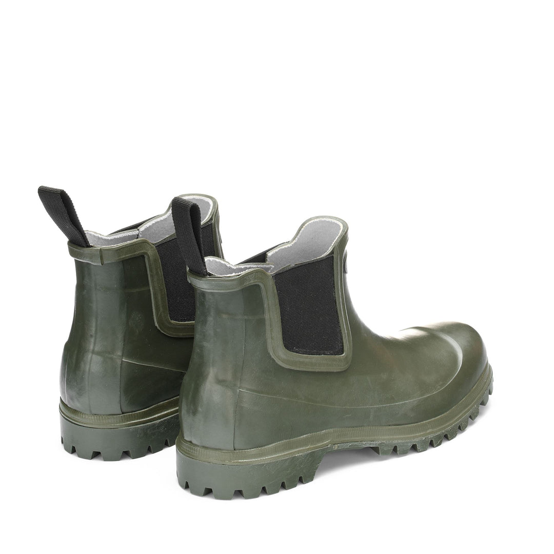 Unisex Mid Cut Gummistiefel Grün Sherwood mit Baumwollfutter main