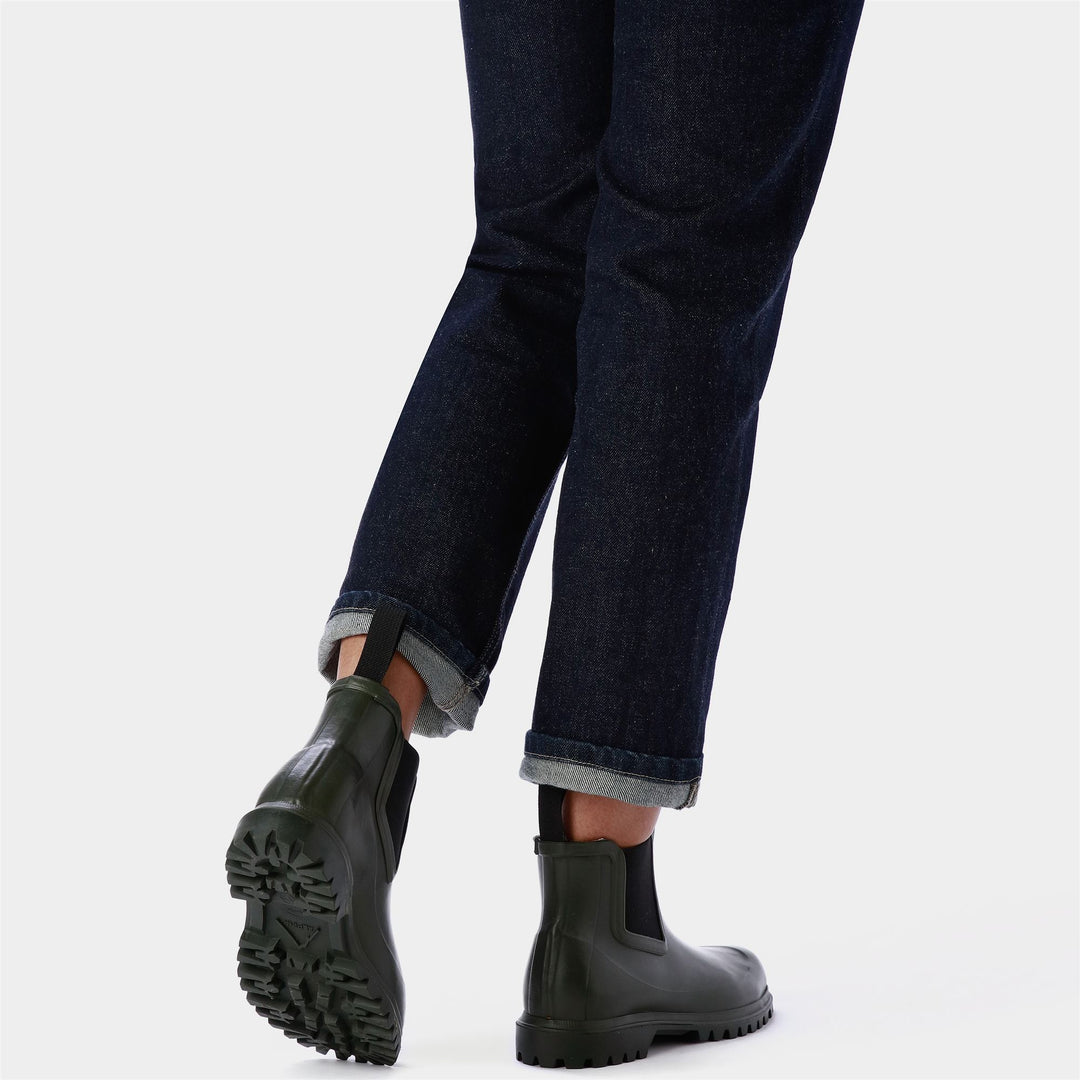 Unisex Mid Cut Gummistiefel Grün Sherwood mit Baumwollfutter main
