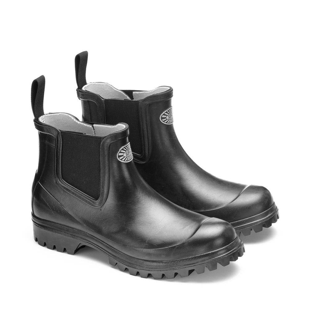Mid Cut Unisex Gummistiefel in Schwarz 02