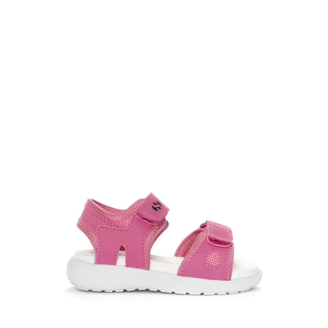 Rosa Sandalen für Kinder mit Obermaterial aus Synthetik 01
