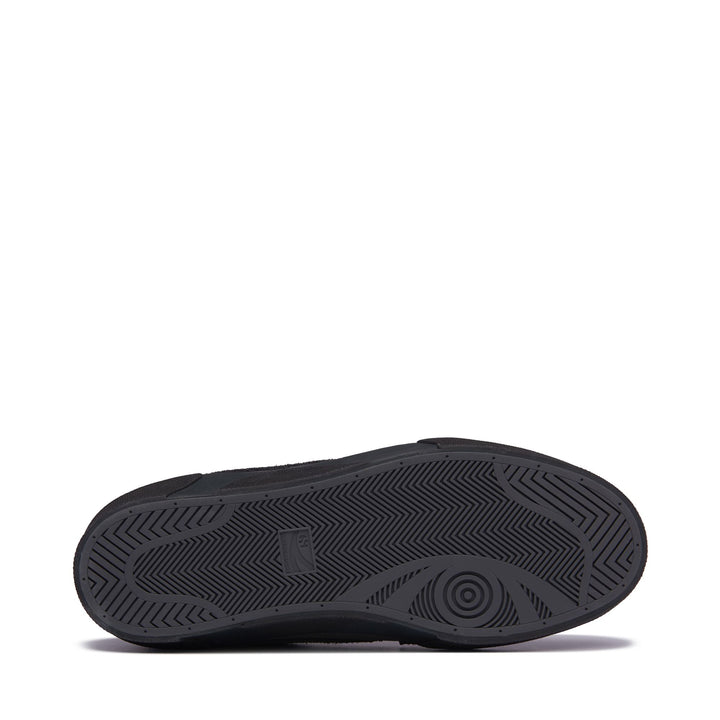 Graue Unisex-Sneaker mit niedrigem Schnitt und Obermaterial aus Wildleder und Nylon 5