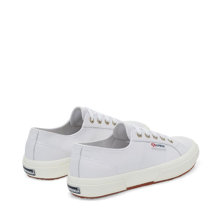 Zapatillas blancas ópticas unisex con parte superior de piel napa 3