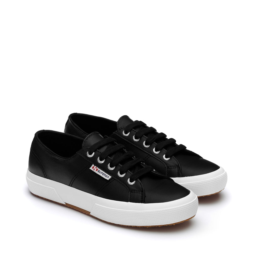 Schwarze Unisex-Sneaker mit Obermaterial aus Nappaleder 02