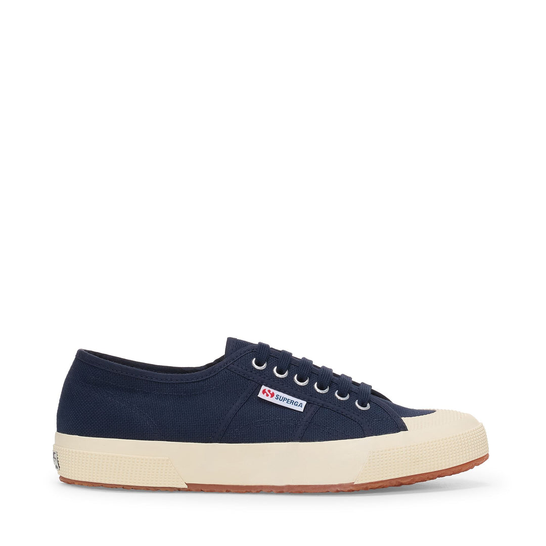 Unisex Low Cut Sneakers in Marineblau mit Obermaterial aus Baumwolle 01