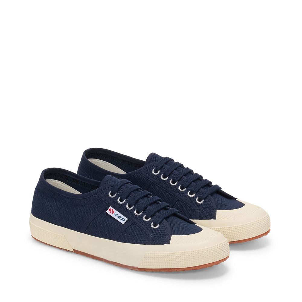 Unisex Low Cut Sneakers in Marineblau mit Obermaterial aus Baumwolle 02