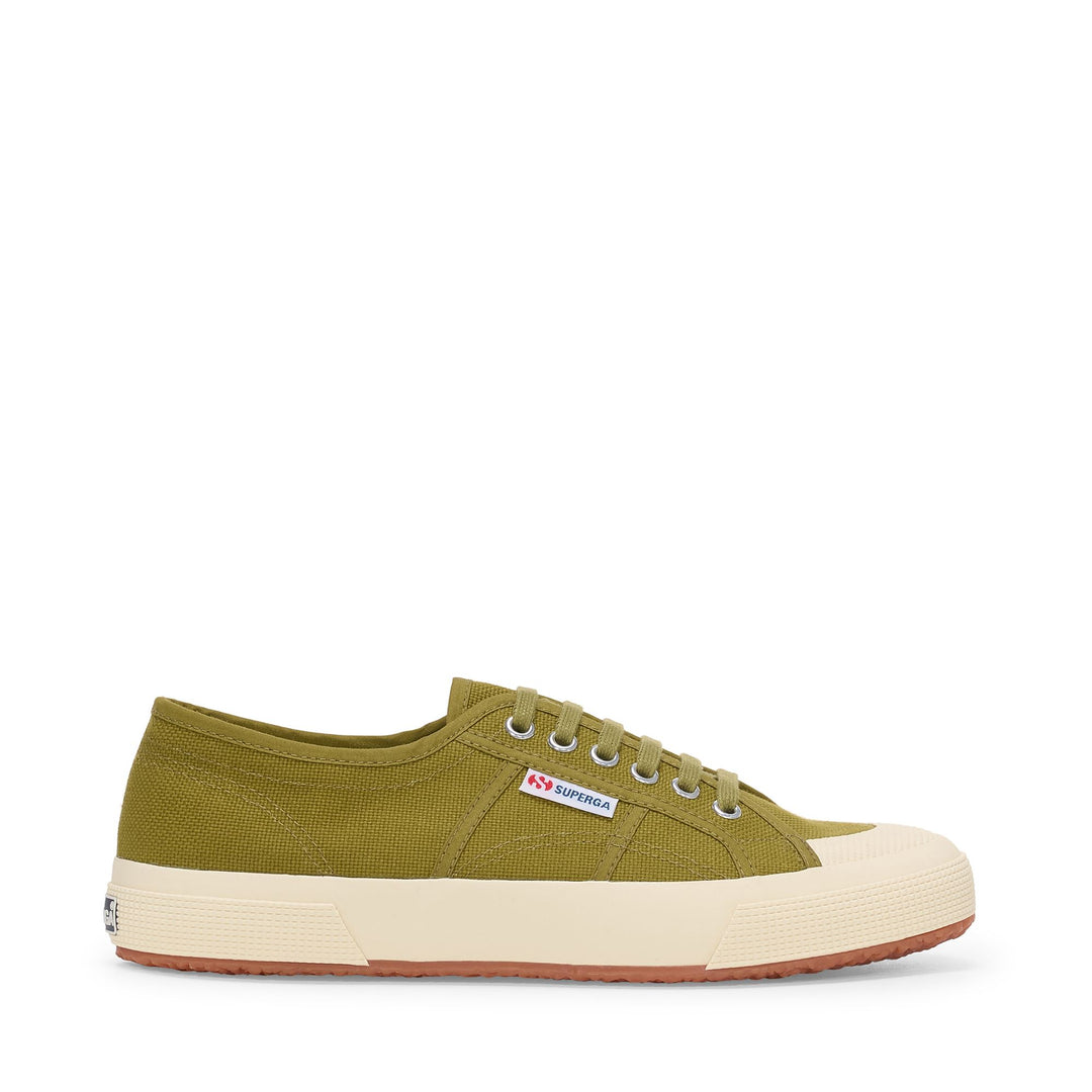 Grüne Low Cut Sneakers für Unisex mit Obermaterial aus Baumwolle 01