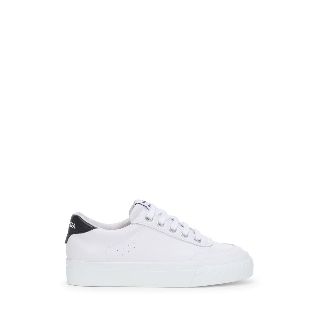 Weiße Low Cut Sneakers für Kinder mit Obermaterial aus Baumwolle 01