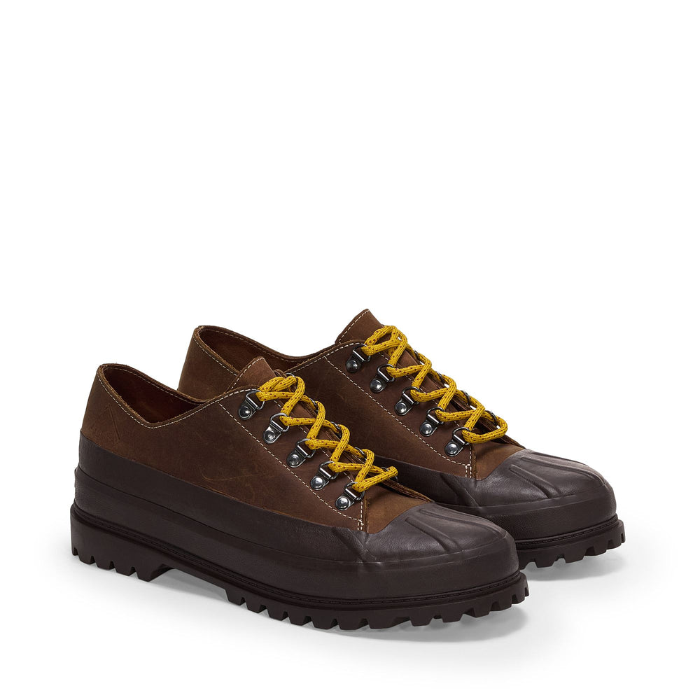 Braune Herrenstiefeletten mit Obermaterial aus Crazy Horse-Leder 02