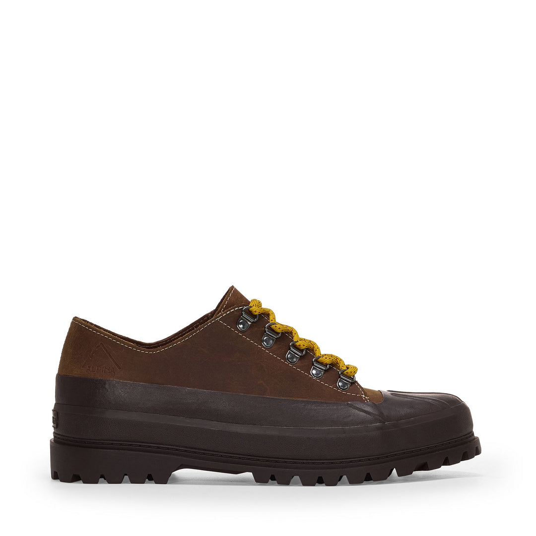 Braune Herrenstiefeletten mit Obermaterial aus Crazy Horse-Leder 01