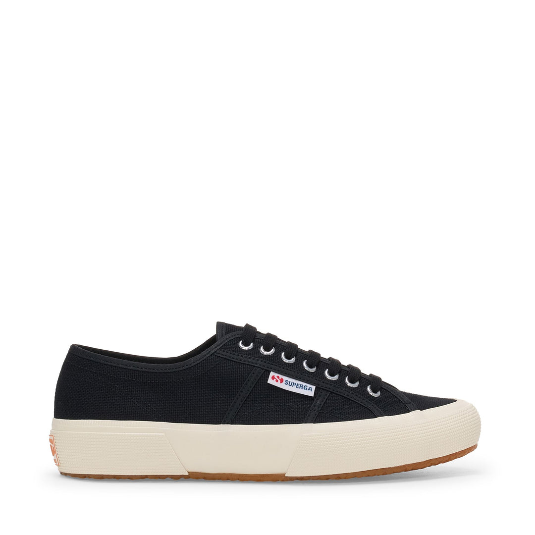Schwarze Low Cut-Sneakers mit Obermaterial aus Baumwolle 01