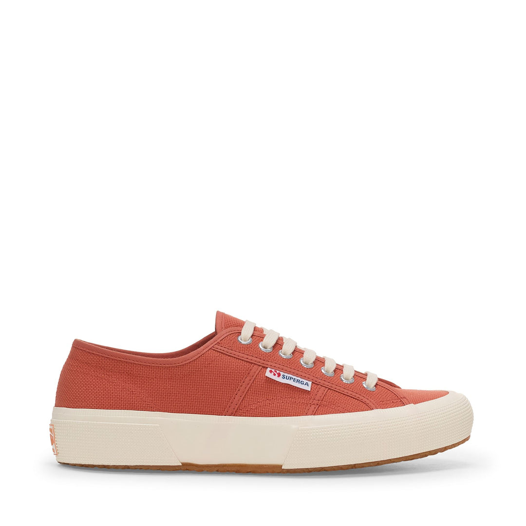 Braune Unisex Low Cut Sneakers mit Obermaterial aus Baumwolle 01