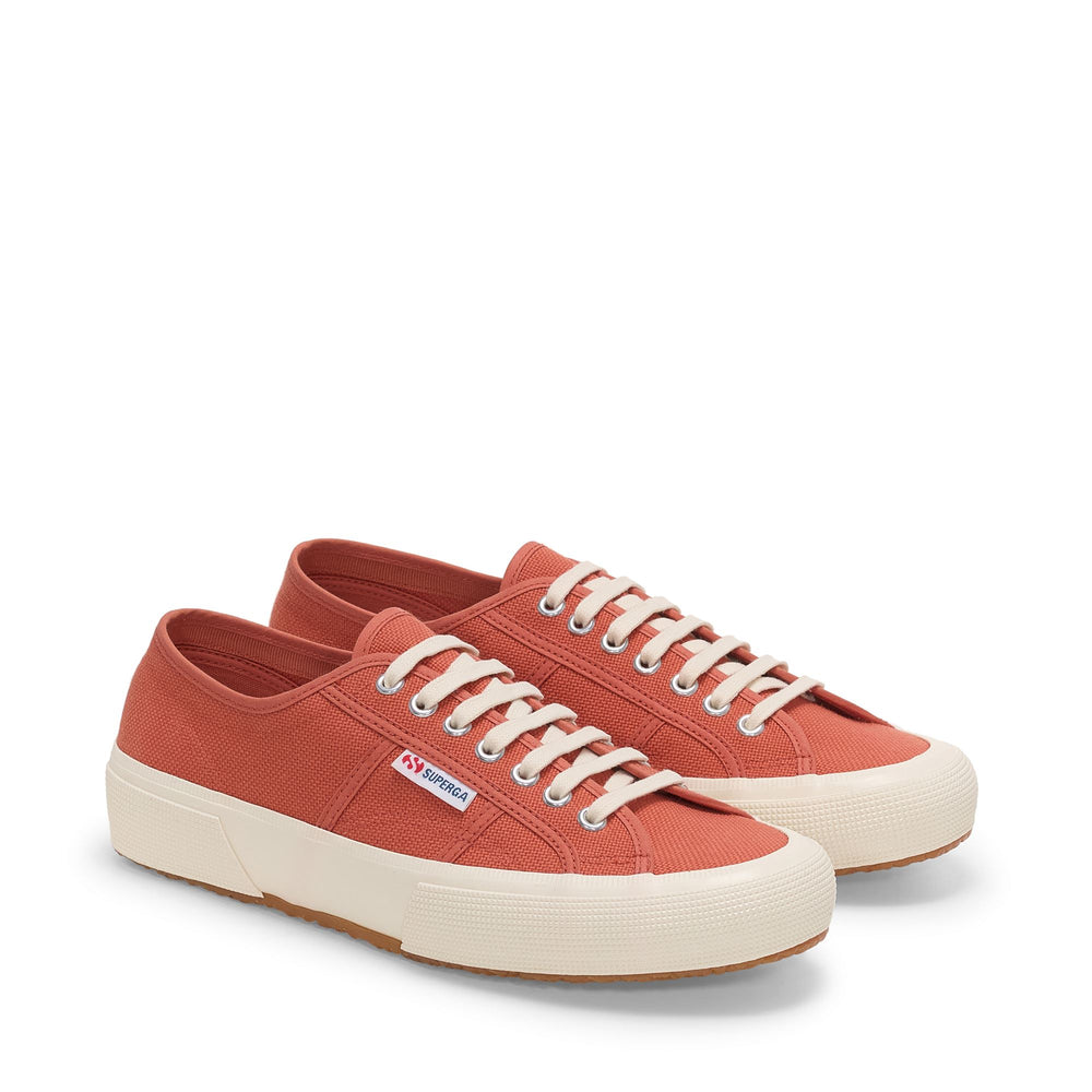 Braune Unisex Low Cut Sneakers mit Obermaterial aus Baumwolle 02