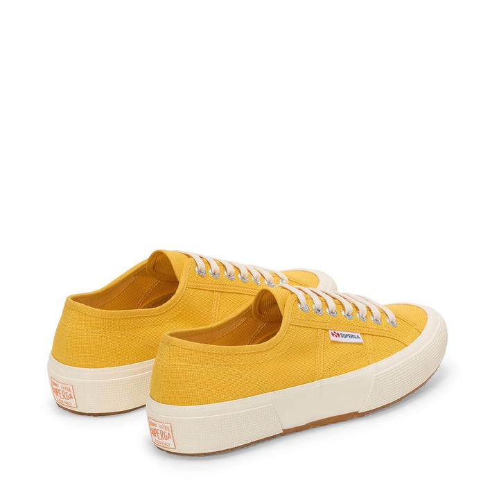 Baskets basses unisexes jaunes avec tige en coton 3