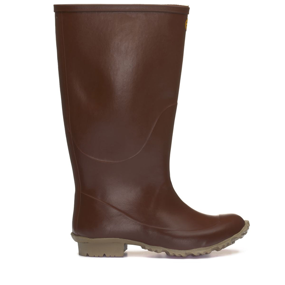 Hohe Gummistiefel Unisex Farbe Braun 01