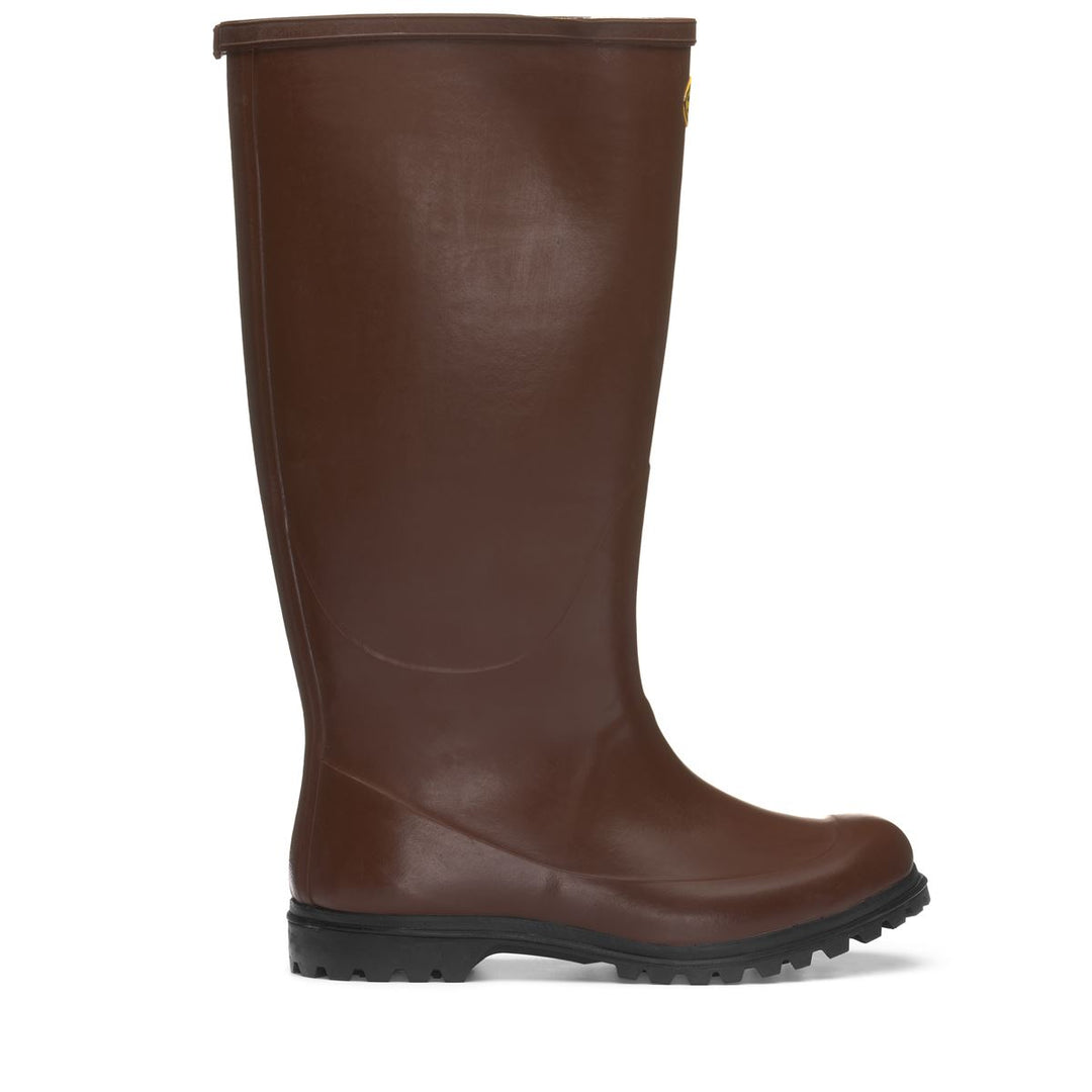 Hohe Gummistiefel Unisex Farbe Braun 01