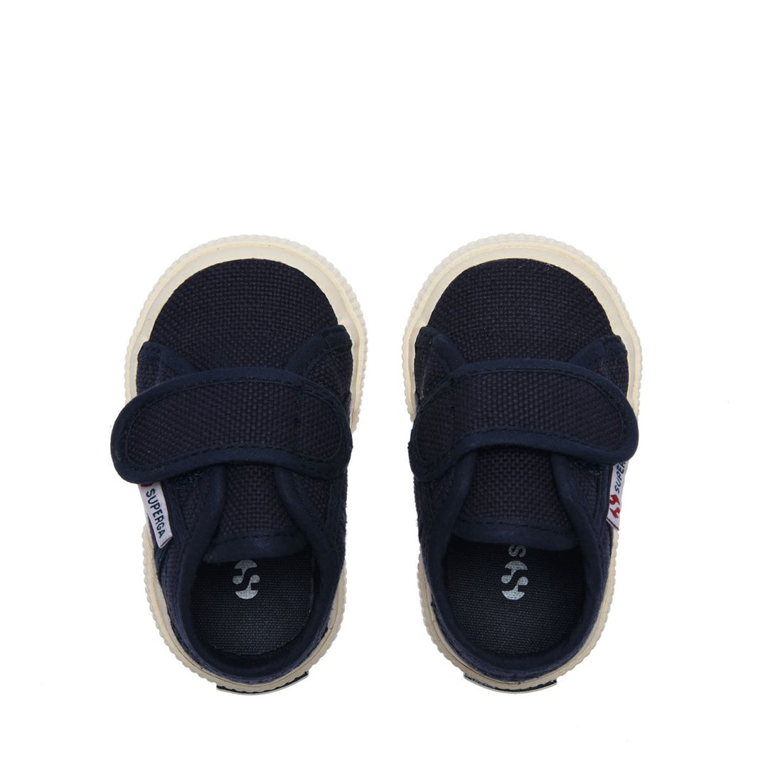 Kinder-Sneaker in Blau mit Obermaterial aus Baumwolle main