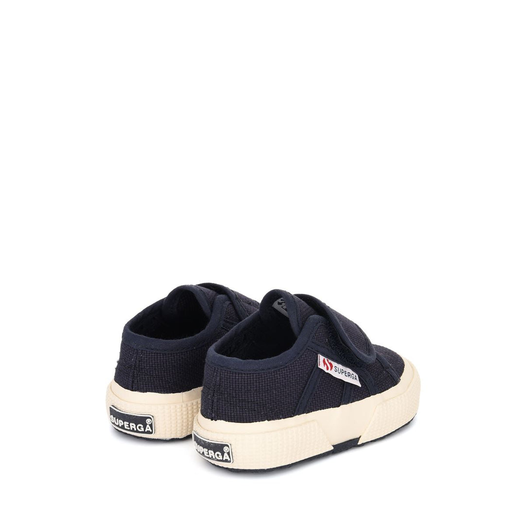 Kinder-Sneaker in Blau mit Obermaterial aus Baumwolle main