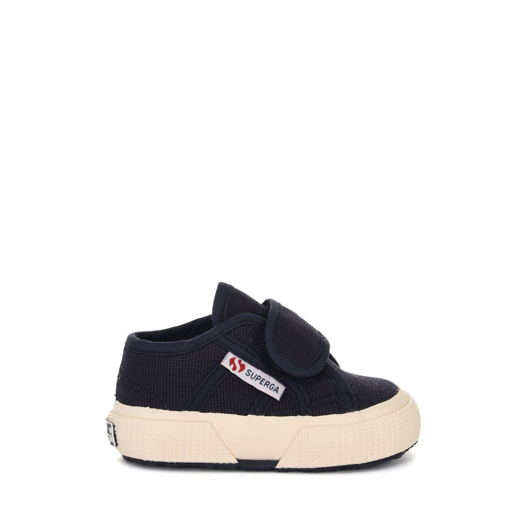 Kinder-Sneaker in Blau mit Obermaterial aus Baumwolle 01