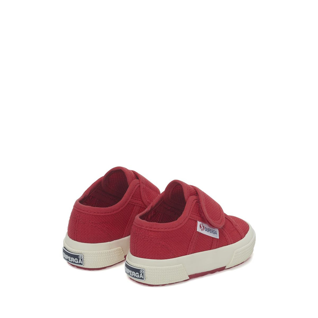 Kinder-Sneaker in Rot mit Obermaterial aus Baumwolle main